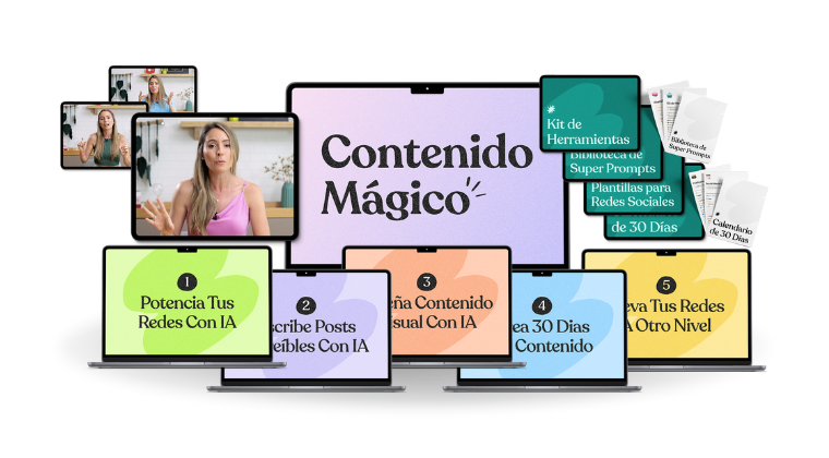 Curso Contenido Mágico - Crea 30 días de contenido con IA